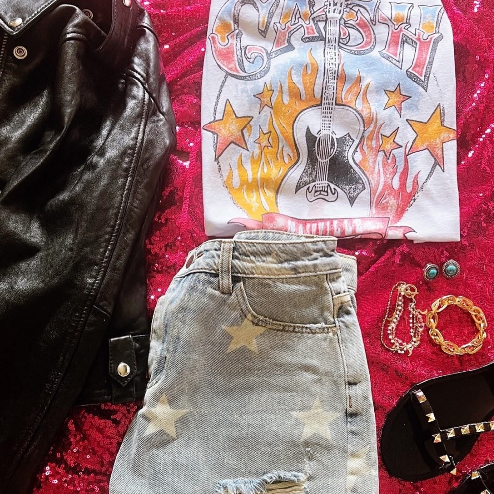 Johnny cash vintage styled graphic tee